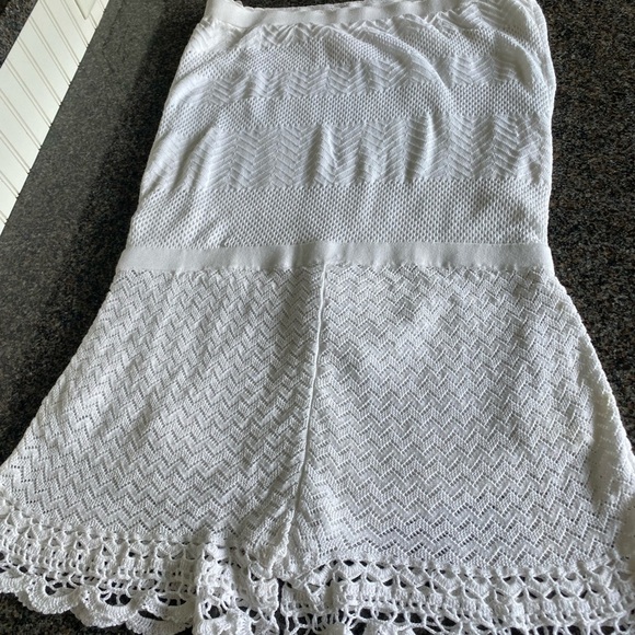 Lilly Pulitzer White Strapless Romper Large - Picture 8 of 9